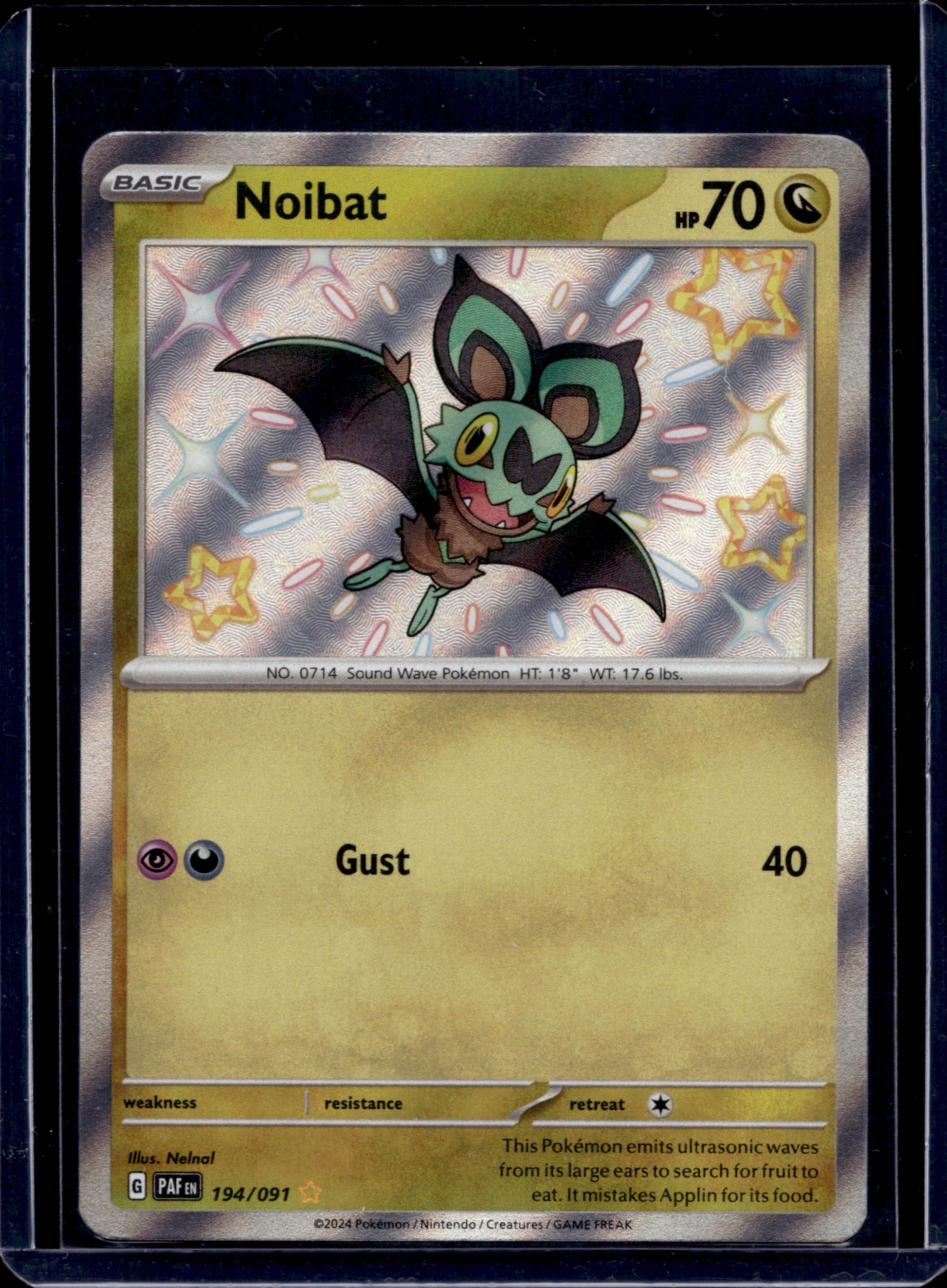 Noibat 194/91 Shiny Rare - MissingNo.