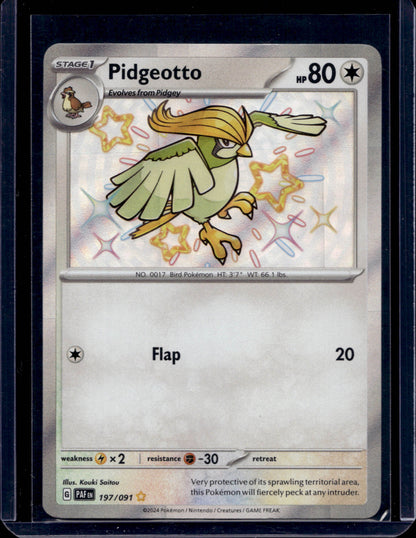 Pidgeotto 197/91 Shiny Rare - MissingNo.