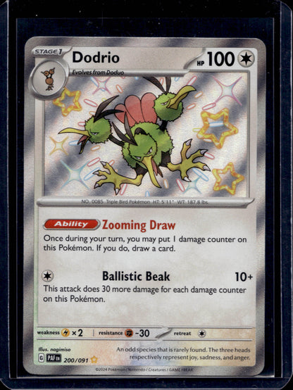 Dodrio 200/91 Shiny Rare - MissingNo.