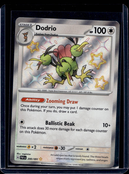 Dodrio 200/91 Shiny Rare - MissingNo.