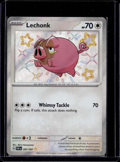 Lechonk 207/91 Shiny Rare - MissingNo.