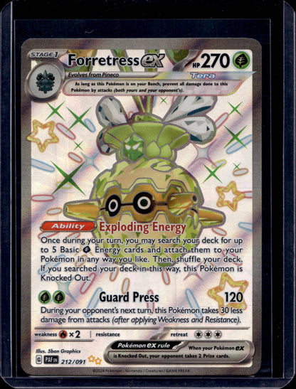 Forretress ex 212/91 Shiny Ultra Rare ex - MissingNo.