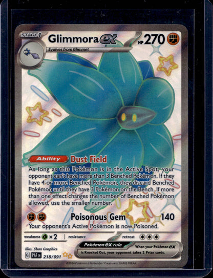 Glimmora ex 218/91 Shiny Ultra Rare ex - MissingNo.