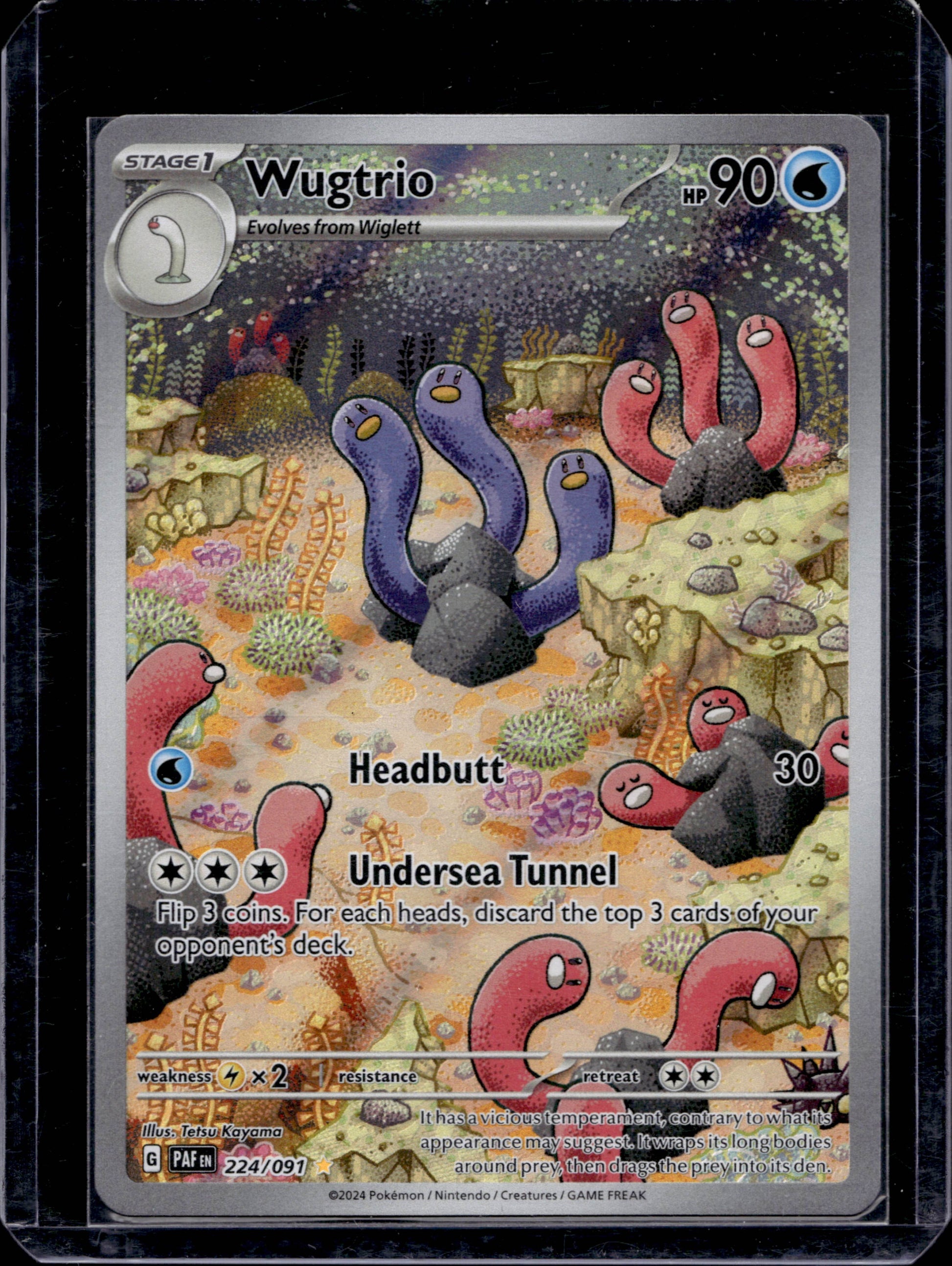 Wugtrio 224/91 Illustration Rare - MissingNo.