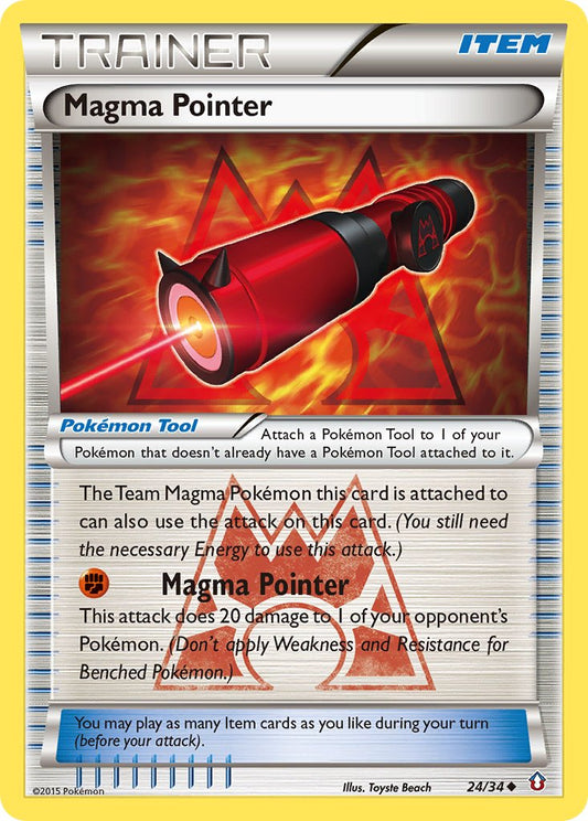 Magma Pointer 24/34 Reverse Uncommon - MissingNo.