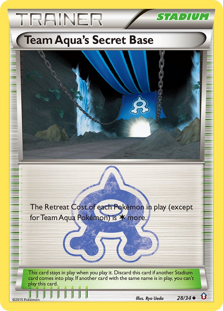 Team Aqua's Secret Base 28/34 Reverse Uncommon - MissingNo.