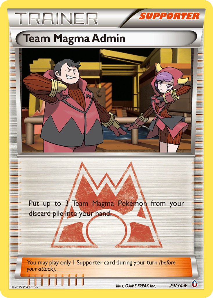 Team Magma Admin 29/34 Uncommon - MissingNo.