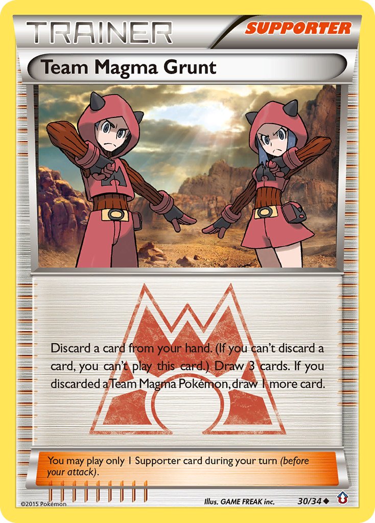 Team Magma Grunt 30/34 Uncommon - MissingNo.