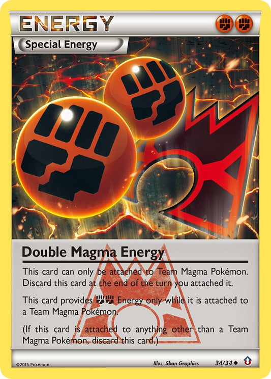 Double Magma Energy 34/34 Uncommon - MissingNo.