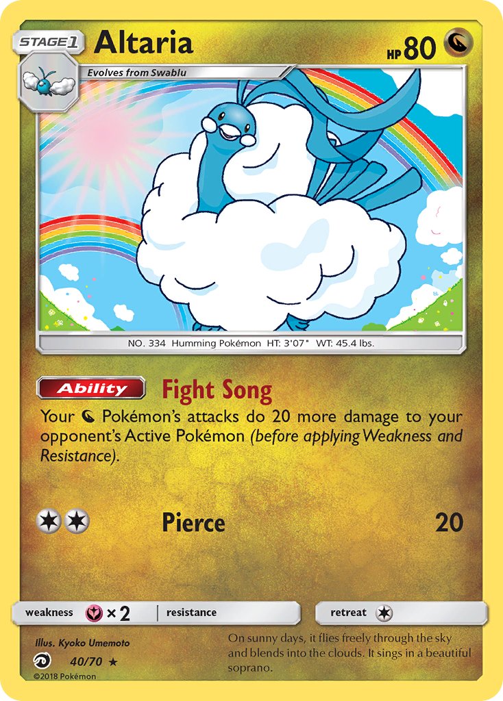 Altaria 40/70 Holo Rare - MissingNo.