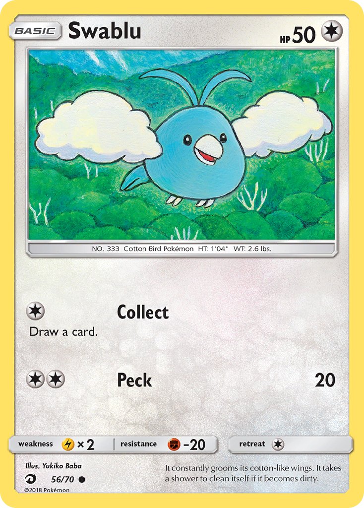 Swablu 56/70 Reverse Common - MissingNo.