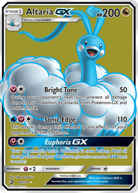 Altaria GX 68/70 Holo Ultra Rare GX - MissingNo.