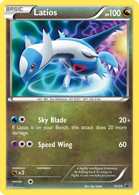 Latios 10/20 Mirror Holo Dragon Vault Blisters Exclusive - MissingNo.