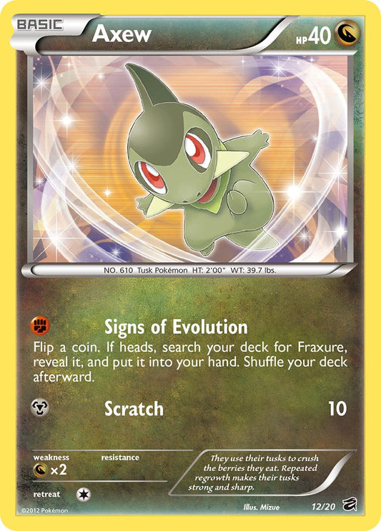 Axew 12/20 Holo - MissingNo.