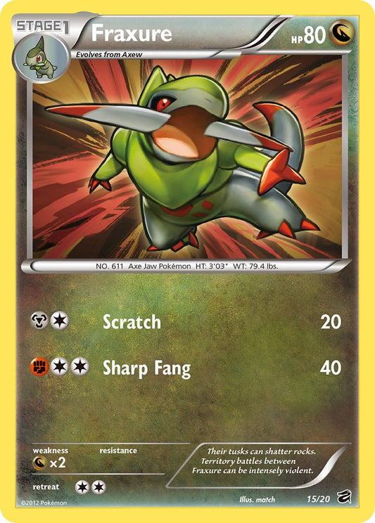 Fraxure 15/20 Holo - MissingNo.