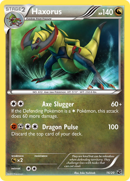 Haxorus 16/20 Mirror Holo Dragon Vault Blisters Exclusive - MissingNo.