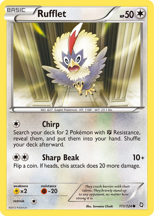 Rufflet 111/124 Reverse Common - MissingNo.