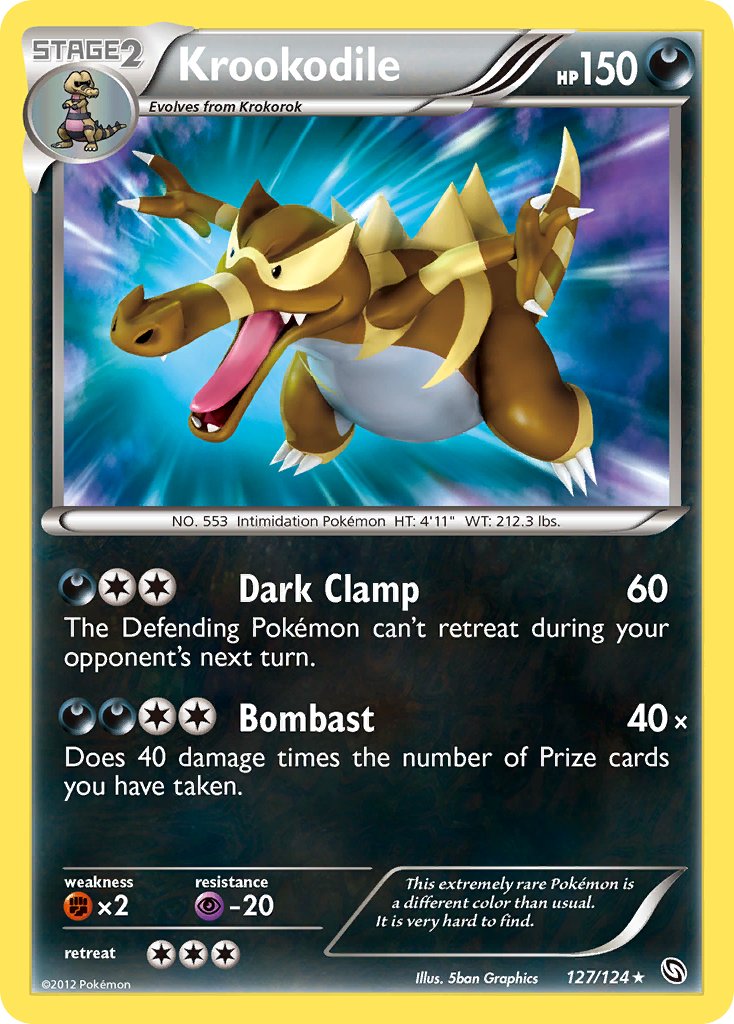 Krookodile 127/124 Holo Secret Rare - MissingNo.