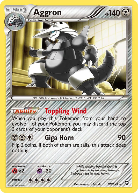 Aggron 80/124 Cosmos Holo Legendary Treasures Single Pack Blisters Exclusive - MissingNo.