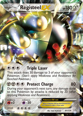 Registeel EX 81/124 Holo Rare EX