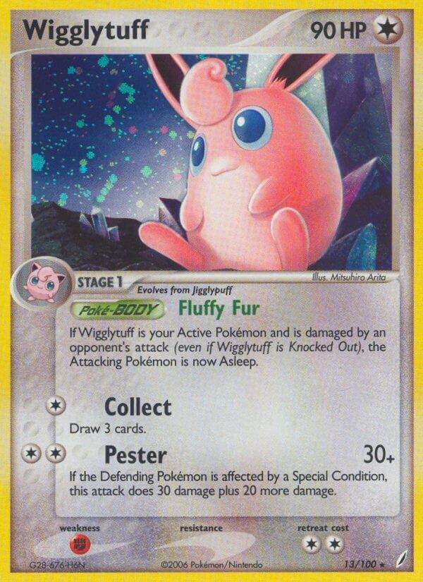 Wigglytuff 13/100 Reverse Rare - MissingNo.