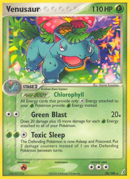 Venusaur 28/100 Non-Holo Rare - MissingNo.