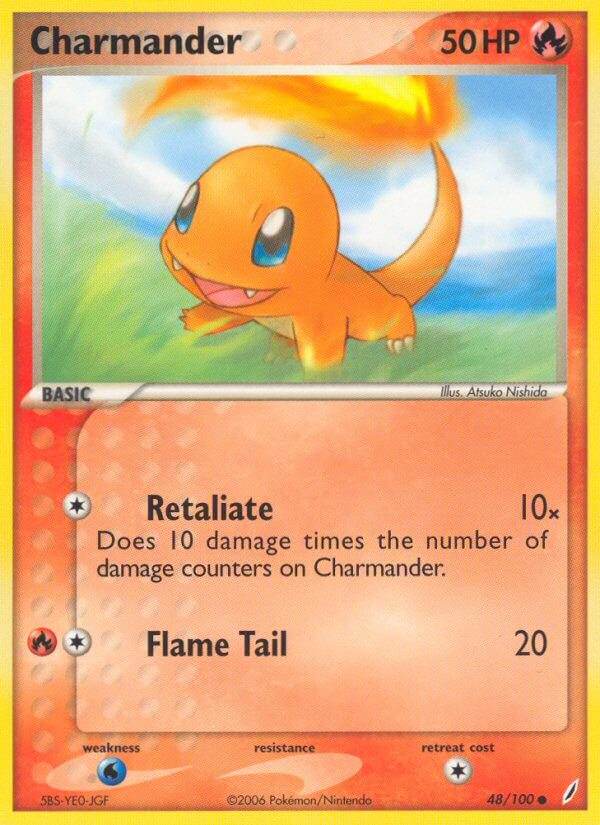 Charmander 48/100 Reverse Common - MissingNo.