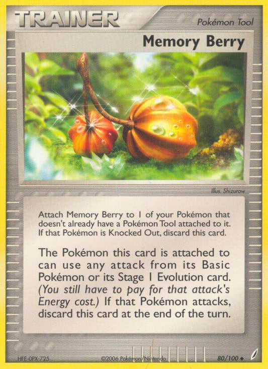 Memory Berry 80/100 Reverse Uncommon - MissingNo.