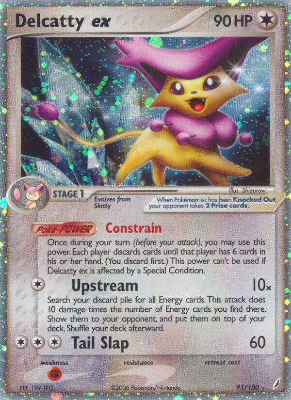 Delcatty ex 91/100 Holo Rare ex - MissingNo.