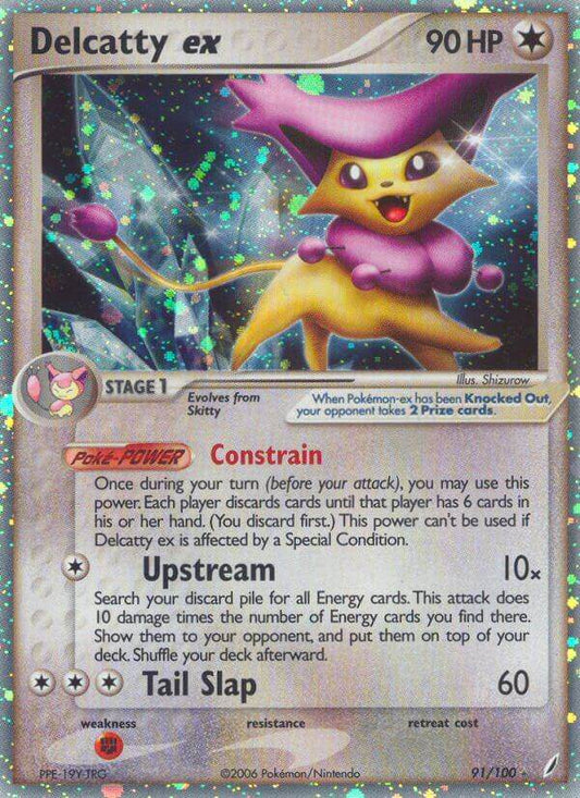 Delcatty ex 91/100 Holo Rare ex - MissingNo.