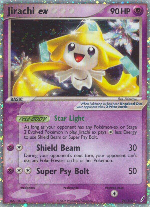 Jirachi ex 94/100 Holo Rare ex - MissingNo.