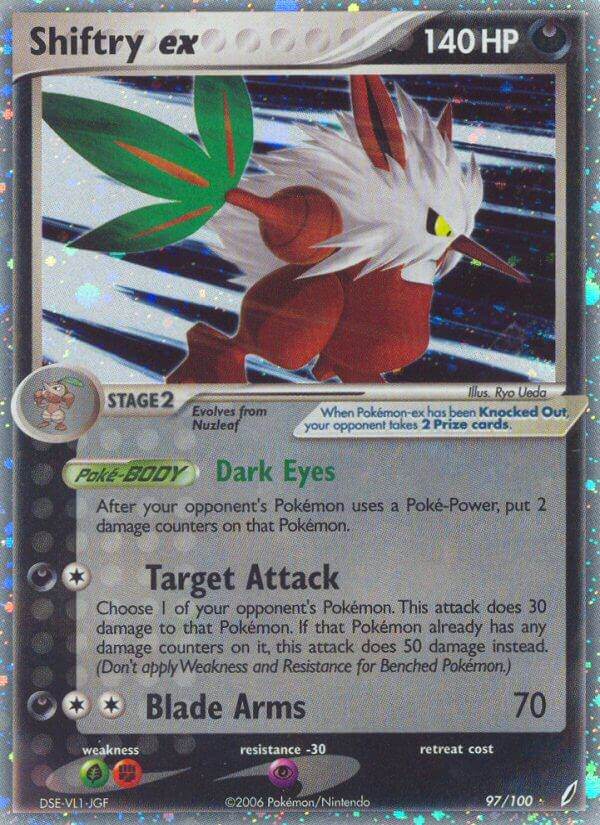 Shiftry ex 97/100 Holo Rare ex - MissingNo.