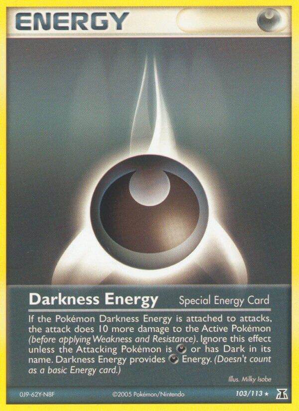 Darkness Energy 103/113 Reverse Rare - MissingNo.