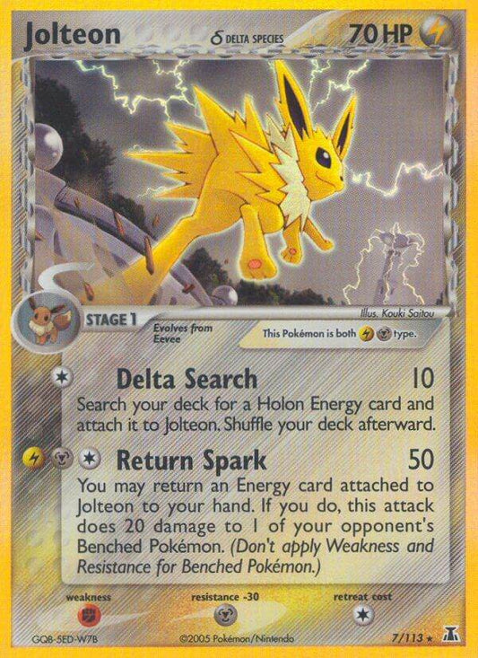 Jolteon ? 7/113 Reverse Rare - MissingNo.