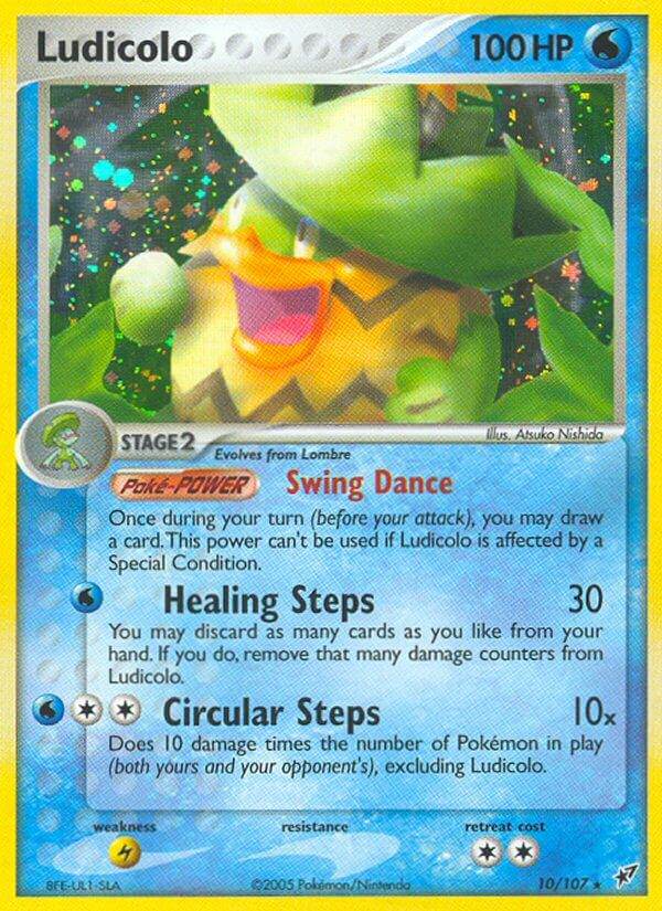 Ludicolo 10/107 Holo Rare - MissingNo.