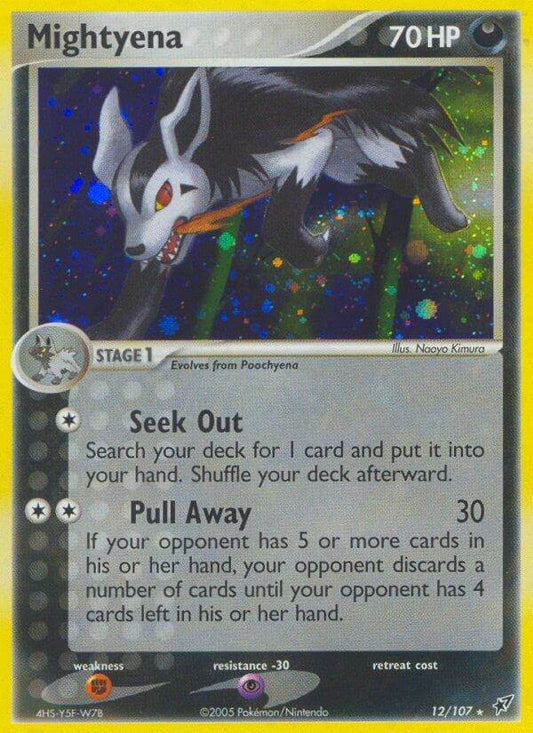 Mightyena 12/107 Reverse Rare - MissingNo.