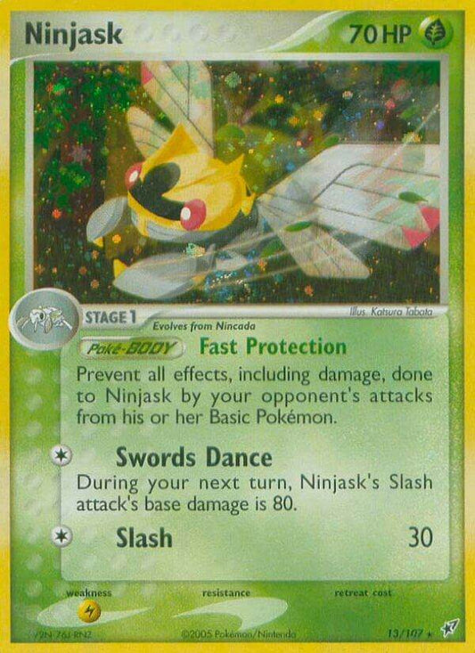 Ninjask 13/107 Reverse Rare - MissingNo.