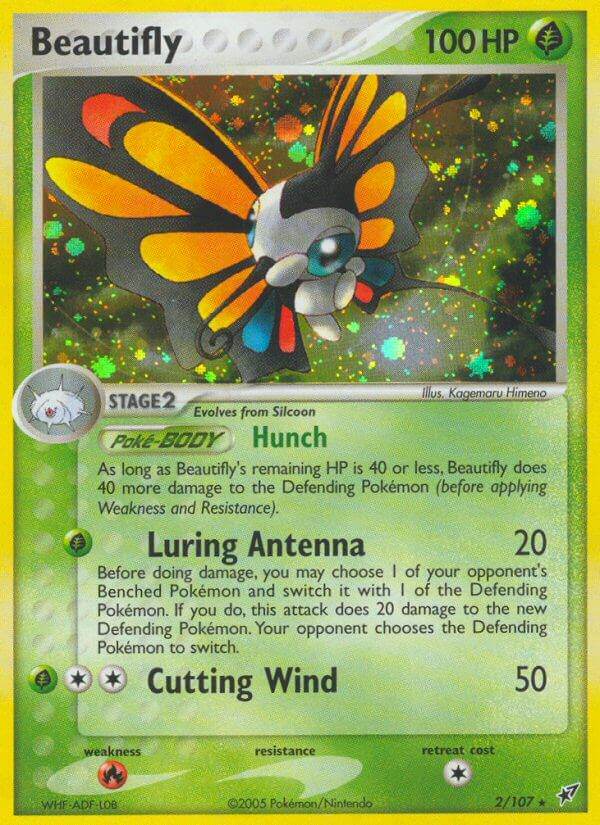 Beautifly 2/107 Reverse Rare - MissingNo.