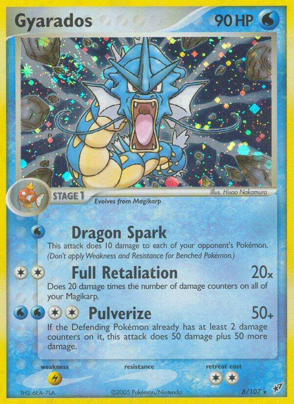 Gyarados 8/107 Reverse Rare - MissingNo.