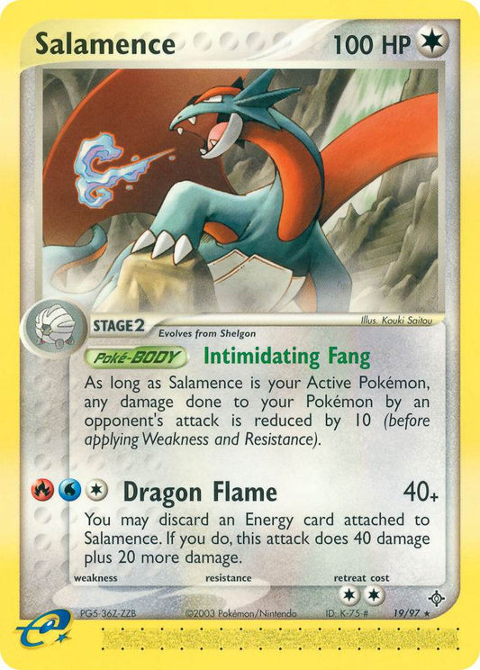 Salamence 19/97 Cosmos Holo e-League Promo - MissingNo.