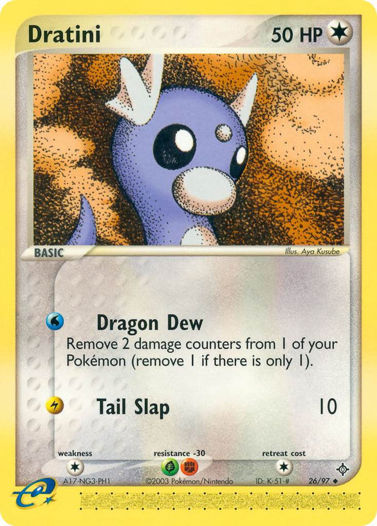 Dratini 26/97 Reverse Uncommon - MissingNo.