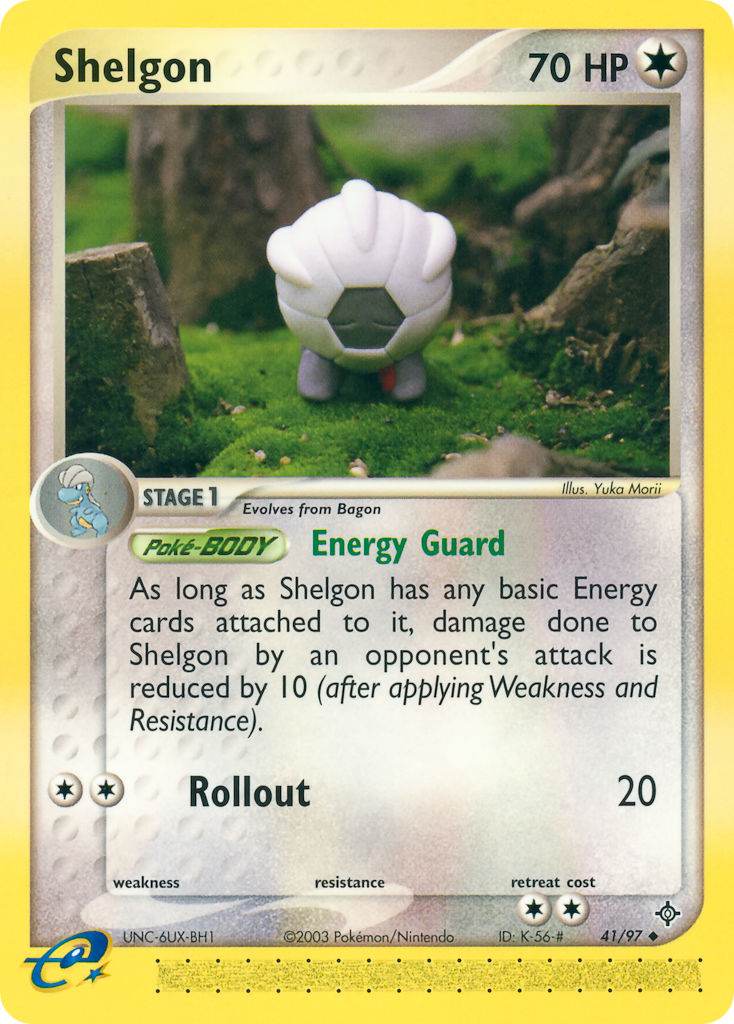 Shelgon 41/97 Reverse Uncommon - MissingNo.