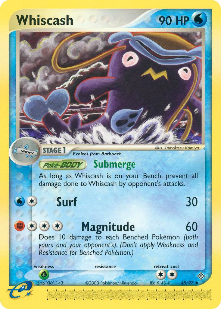 Whiscash 48/97 Reverse Uncommon - MissingNo.