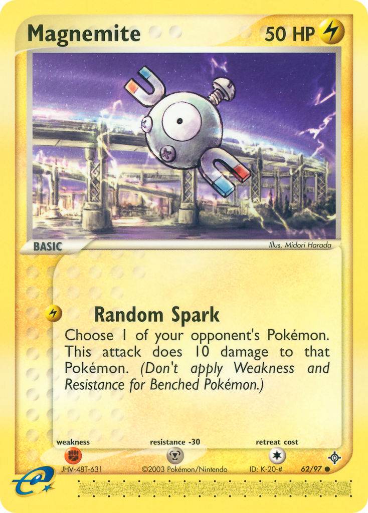Magnemite 62/97 Reverse Common - MissingNo.