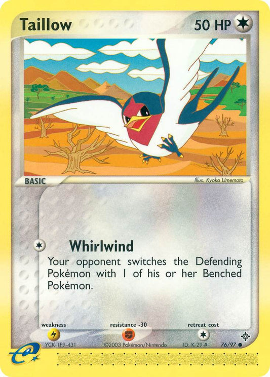 Taillow 76/97 Reverse Common - MissingNo.