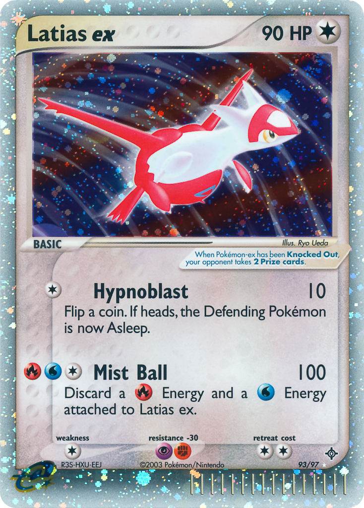Latias ex 93/97 Holo Rare ex - MissingNo.