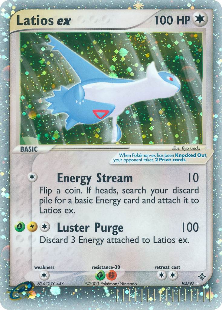 Latios ex 94/97 Holo Rare ex - MissingNo.