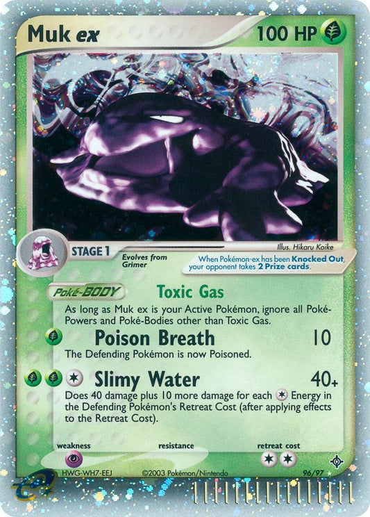 Muk ex 96/97 Holo Rare ex - MissingNo.