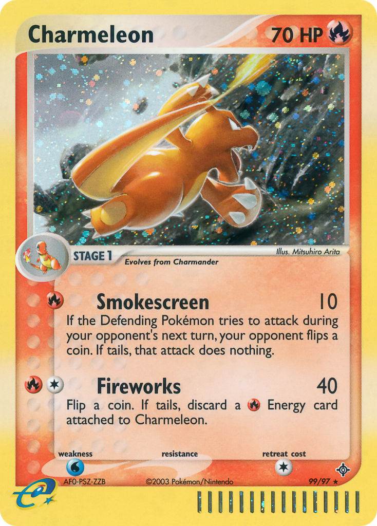 Charmeleon 99/97 Holo Secret Rare - MissingNo.