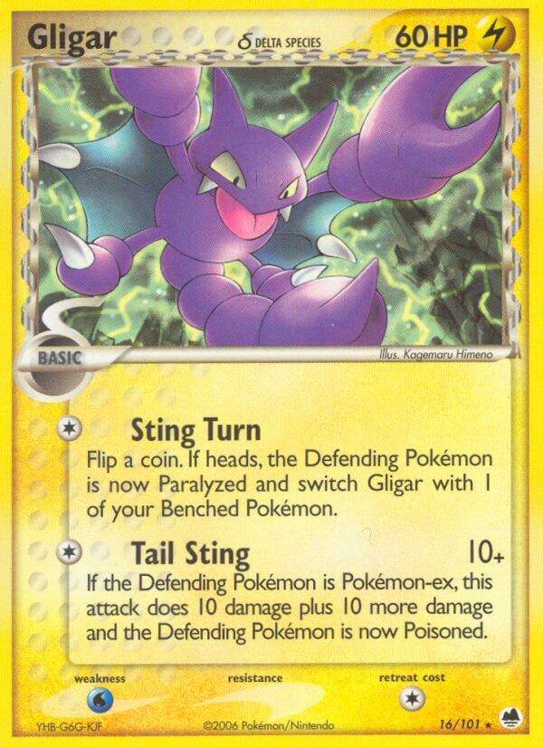 Gligar ? 16/101 Non-Holo Rare - MissingNo.